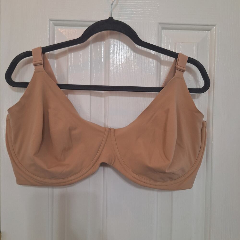 Skims 44DDD unlined tan nude underwire bra Plus size